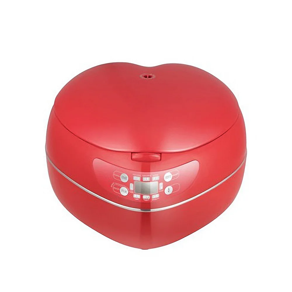 Household Rice Cooker MultiCooker Peach Heart-Shaped Multi Cooker Smart Mini Rice Cooking Machine