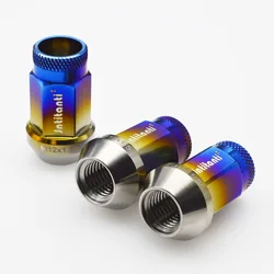 Jntitanti wheel rim nut lug nut Gr5 titanium  M12x1.5x38mm  open end