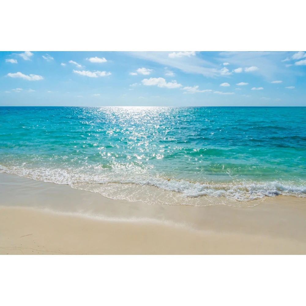 Yeele-خلفية استوائية لشاطئ السماء الزرقاء ، خلفية للأطفال ، لقضاء الإجازات الصيفية ، وشجرة النخيل ، والمناظر الطبيعية ، واستوديو الصور