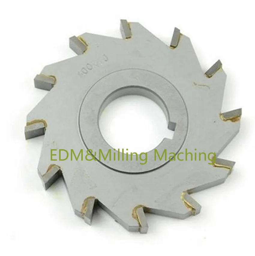 

1X Spiral Mill Machine Parts Three-sided Milling Cut Tungsten Steel CNC Tooth Saw 60*4