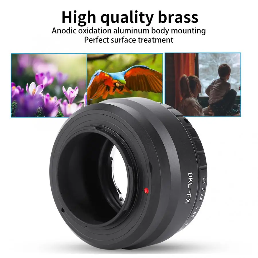 Foleto DKL-FX محول العدسة ل فويغتسلاندر الشبكية DKL عدسة ل فوجي FX X-Pro1 ، X-E1 ، X-E2 ، X-A1 ، X-M1 فوجي فيلم x جبل كاميرا