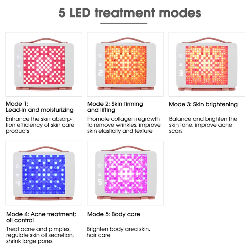 Lámpara de terapia de luz LED infrarroja PDT para uso doméstico, lámpara de terapia de fotones, belleza corporal Facial, SPA, rejuvenecimiento de la