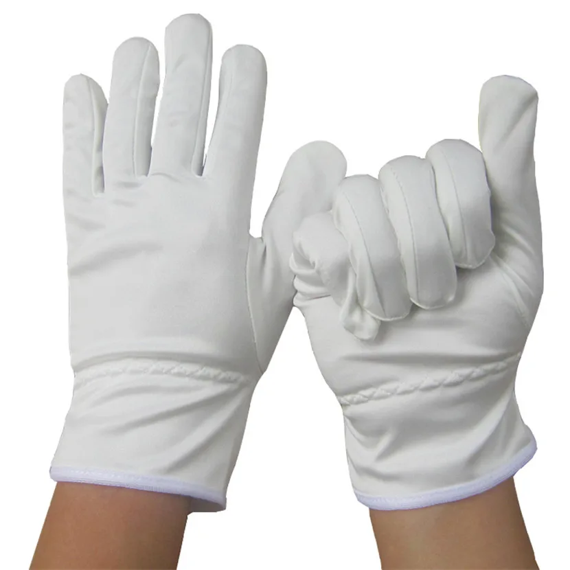 Hot White Labor Insurance Thick Cotton Work Gloves Cotton Cloth Thin Medium And Thick Etiquette Wenwan Quality Inspection Gloves