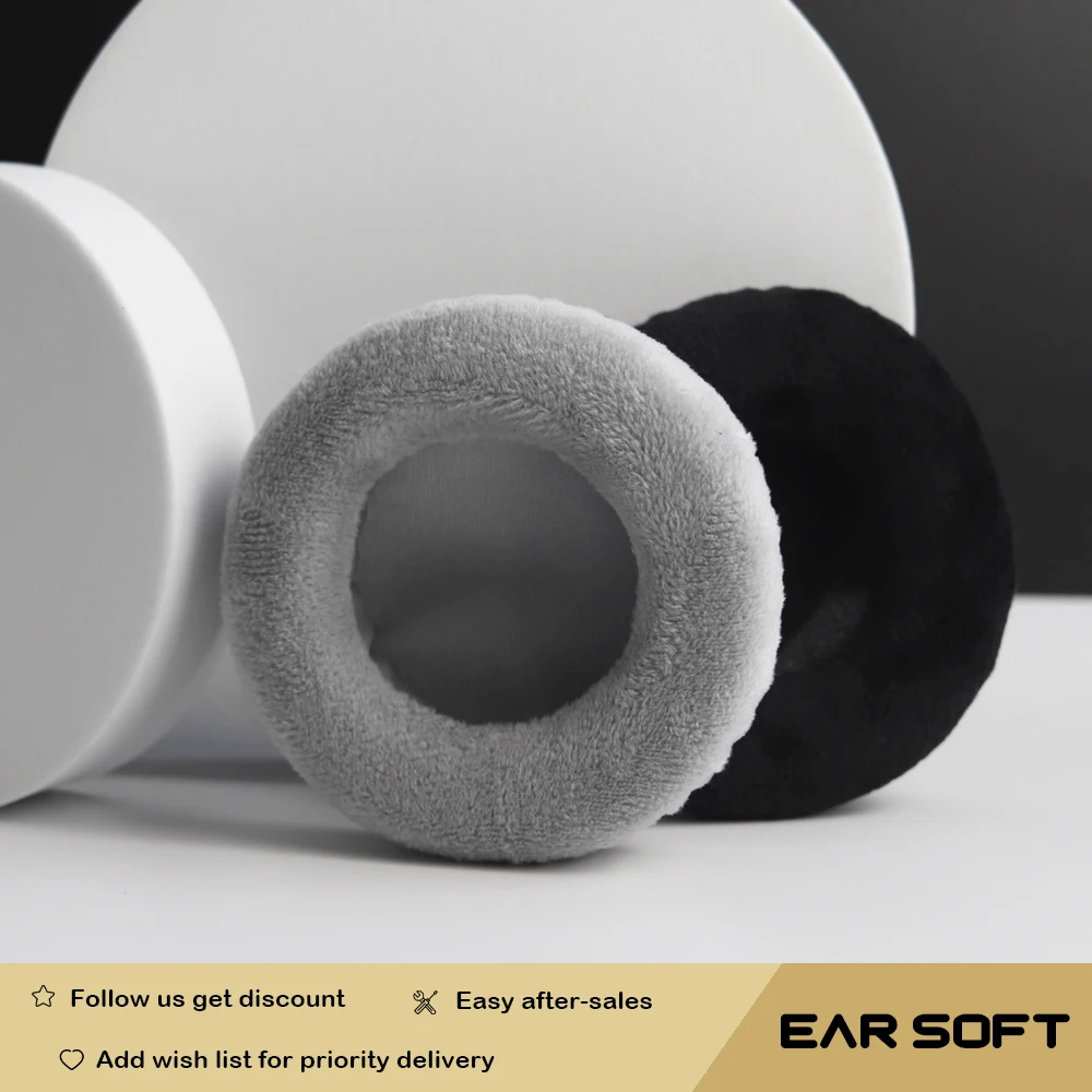 

Earsoft Replacement Cushions for ATH-AD500X ATH-AD700X ATH-AD900X Headphones Cushion Velvet EarPads Headset Cover Earmuff Sleeve