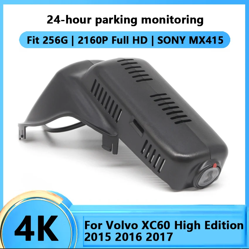 

HD 4K 2160P Car DVR Wifi Video Recorder Dash Cam Camera For Volvo XC60 High Edition 2015 2016 2017 Night vision full hd CCD