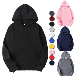 Men and Women's Printed Hooded Sweatshirt, Couple Pullover Hoodies, Spring, Autumn, Winter