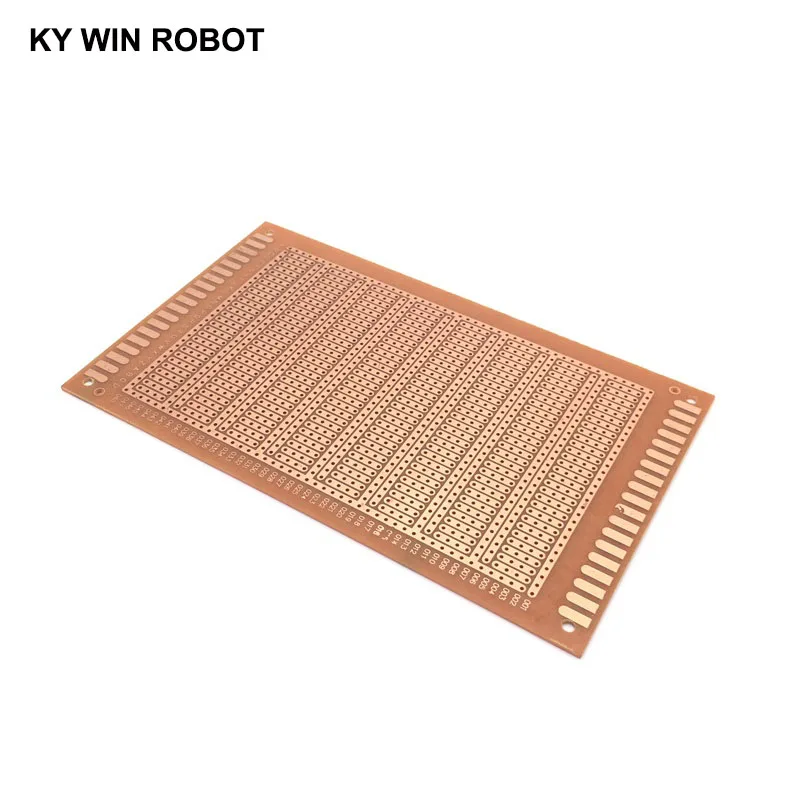 1 sztuk DIY 9*15CM jednostronna PCB uniwersalna matryca eksperymentalna płytka drukowana pojedynczy ciągły otwór cztery otwory 9x15CM dla Arduino — zdjęcie 4