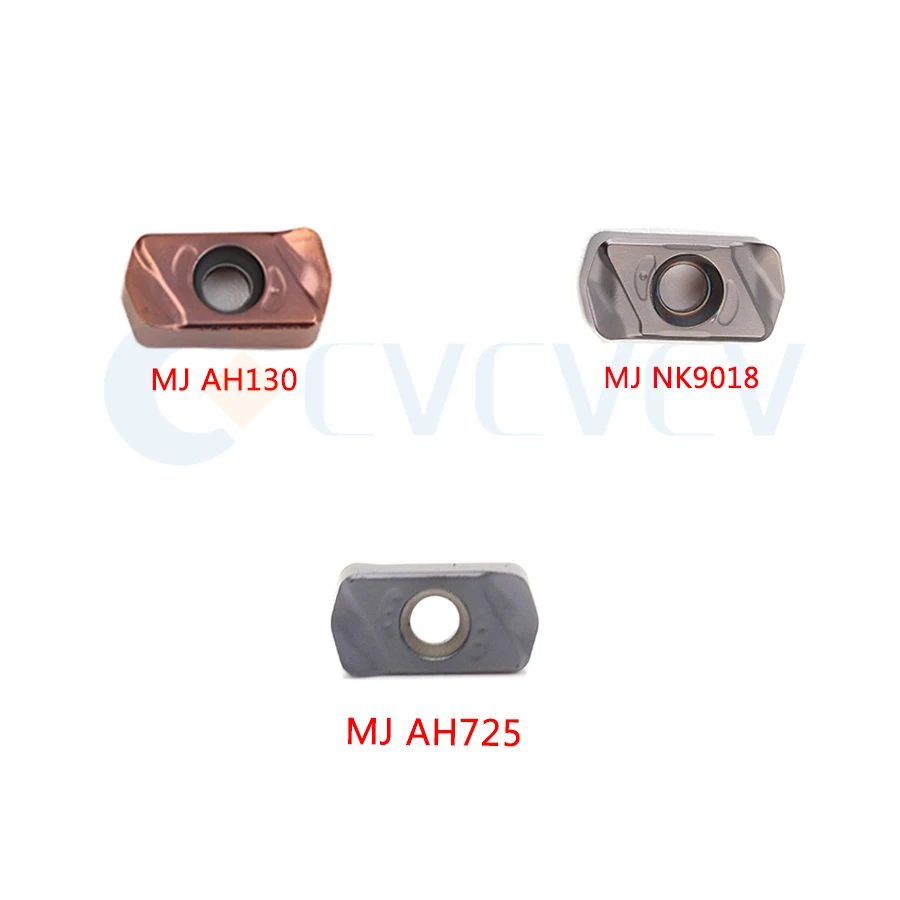 Cabezal de fresado de torno CNC EXN3-72TM8-W12, EXN3 + LNMU0303ZER MJ AH130 AH725, cuchillas de carburo, corte rápido, doble cara, buena estabilidad