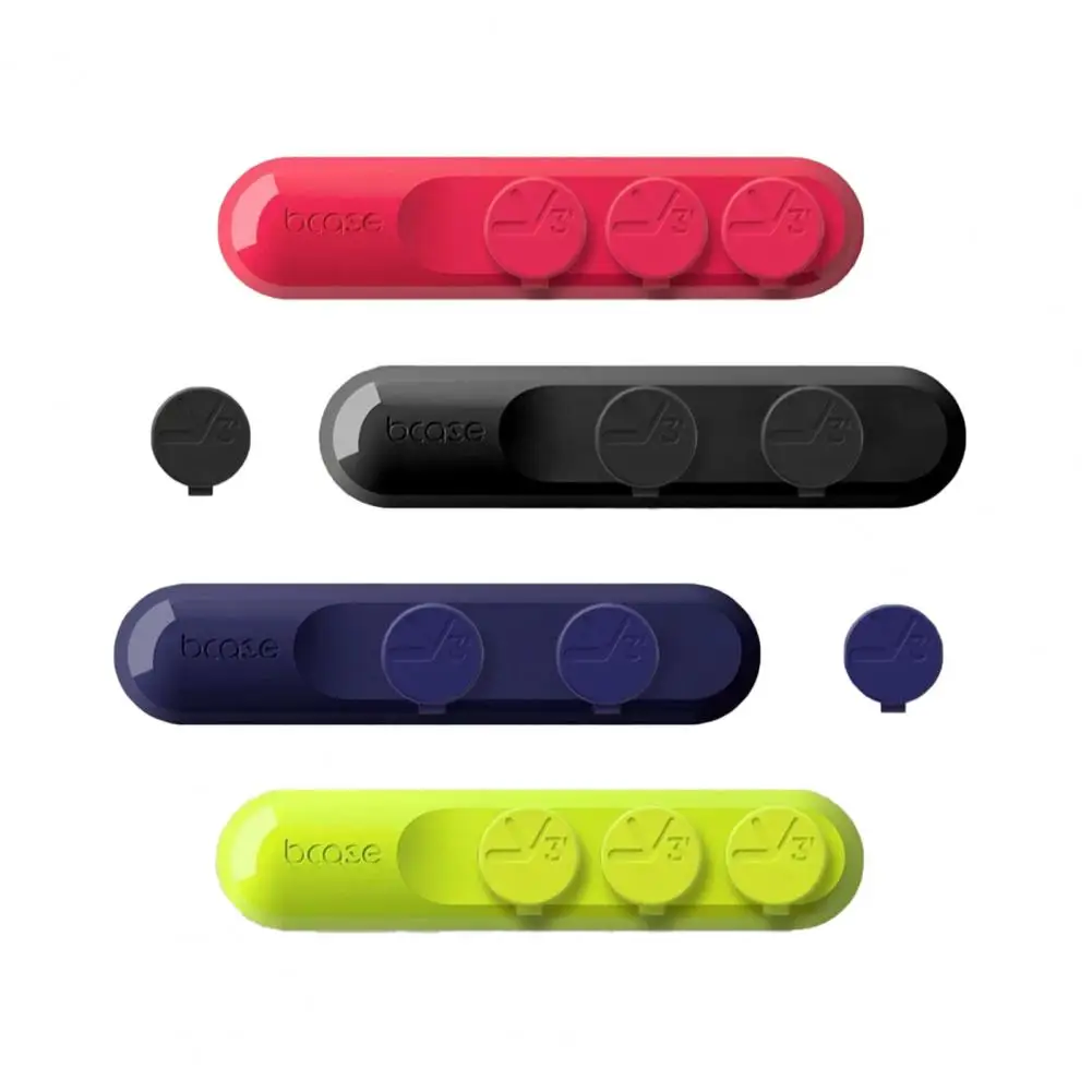 Cable Clip Magnetic Adsorption Practical PVC Desktop Mini Cord Tidy Organizer Winder Storage Cable Accessories