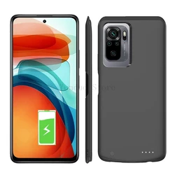 Battery Charger Case For Xiaomi Redmi Note 10 Pro External Power Bank Portable Charging Cover For Redmi Note 10 10S 10Pro Max