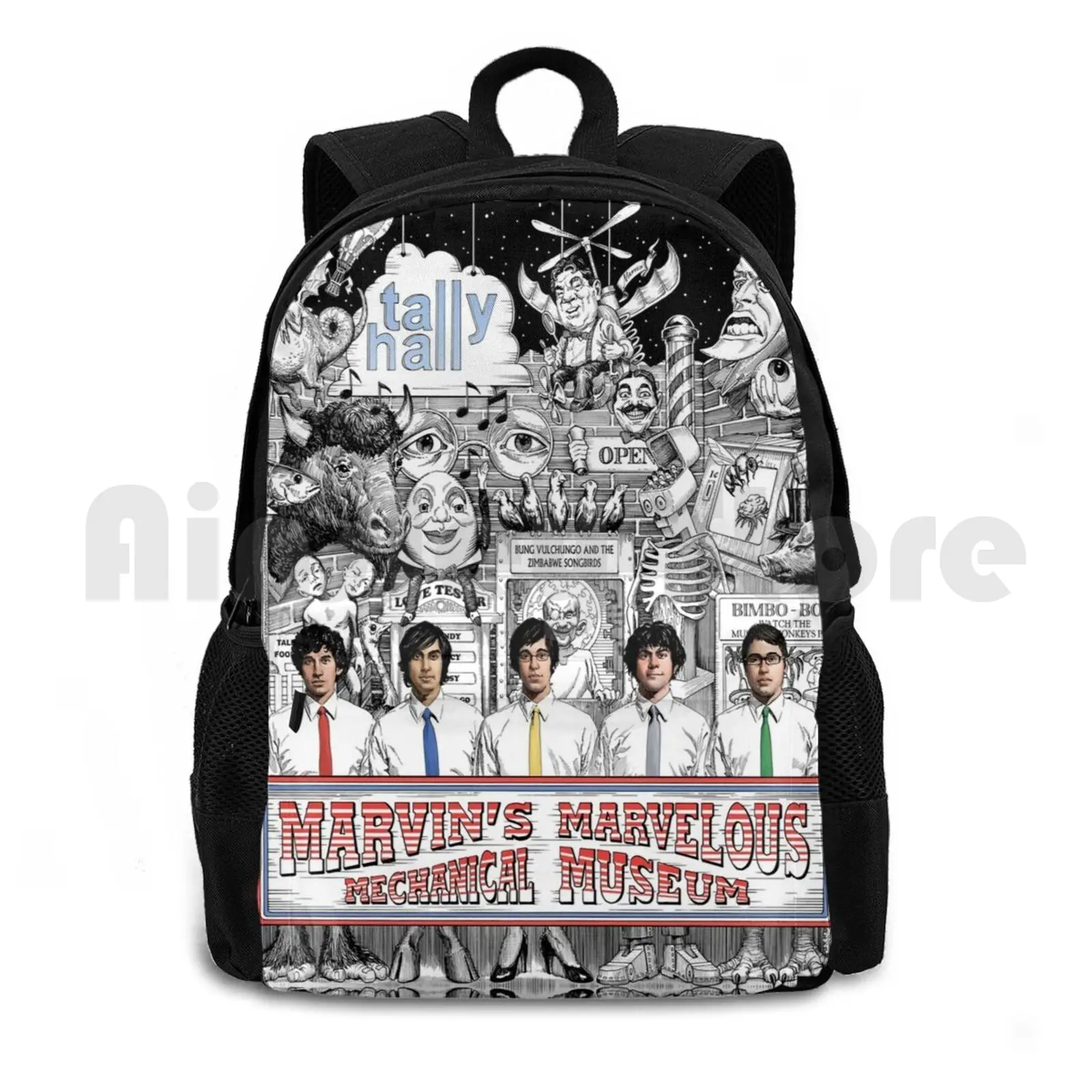 

Tally Hall Outdoor Hiking Backpack Riding Climbing Sports Bag Tally Hall Yellow Tie Marvins Mechanical Museum