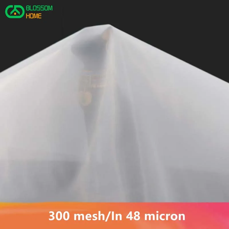 300 Mesh/In 48 Micron Gauze Water Nylon Filter Mesh Soya Bean Paint Screen Coffee Wine Net Fabric Industrial Filter Cloth 3 size