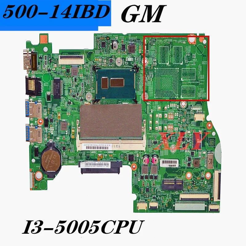 FOR  Lenovo 500-14IBD  Laptop Motherboard 14217-1M ,CPU  I3-5005U, DDR3  Full Test