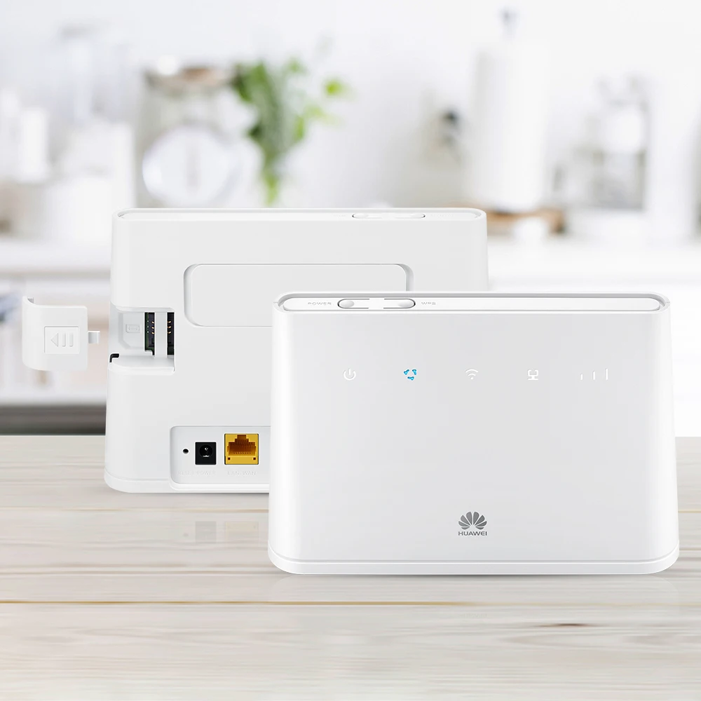 Original Huawei B311-221 4G Router Wiress Wi-Fi โมเด็ม LTE CPE 2.4GHz ความเร็ว150Mbps Router สนับสนุน VoIP ฟรีเสาอากาศ