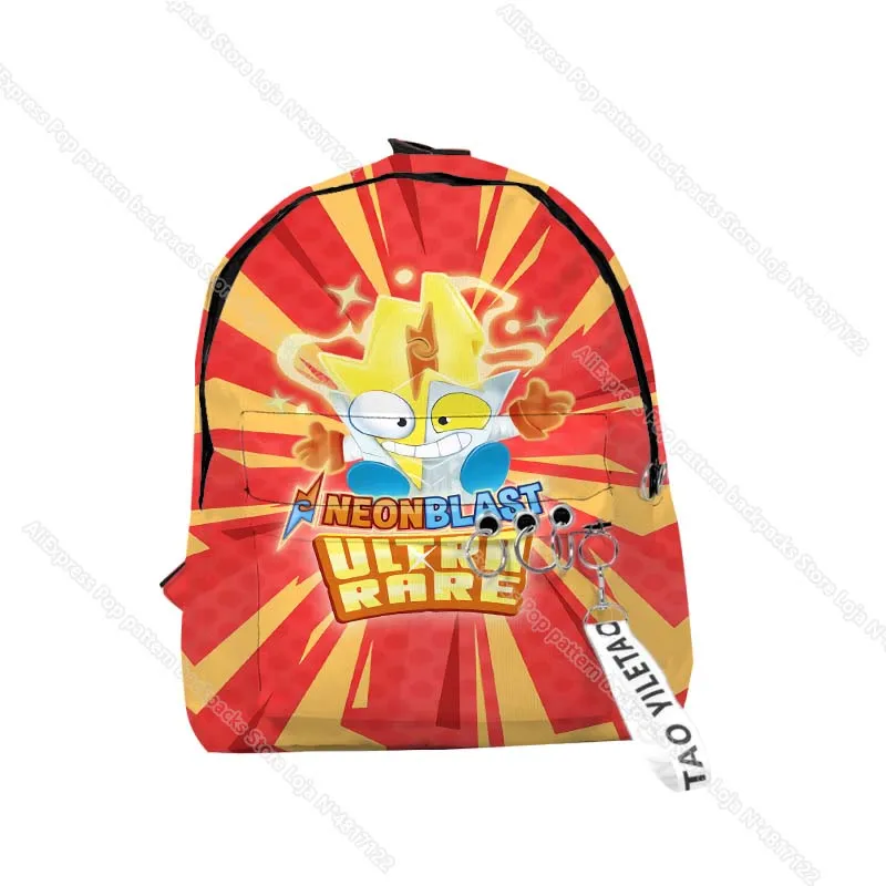 Kazoom Kids Neonblast Superthings 8 3D Print plecaki dla dziewcząt chłopcy Anime plecak studenci Cartoon School Bags plecak dziecięcy