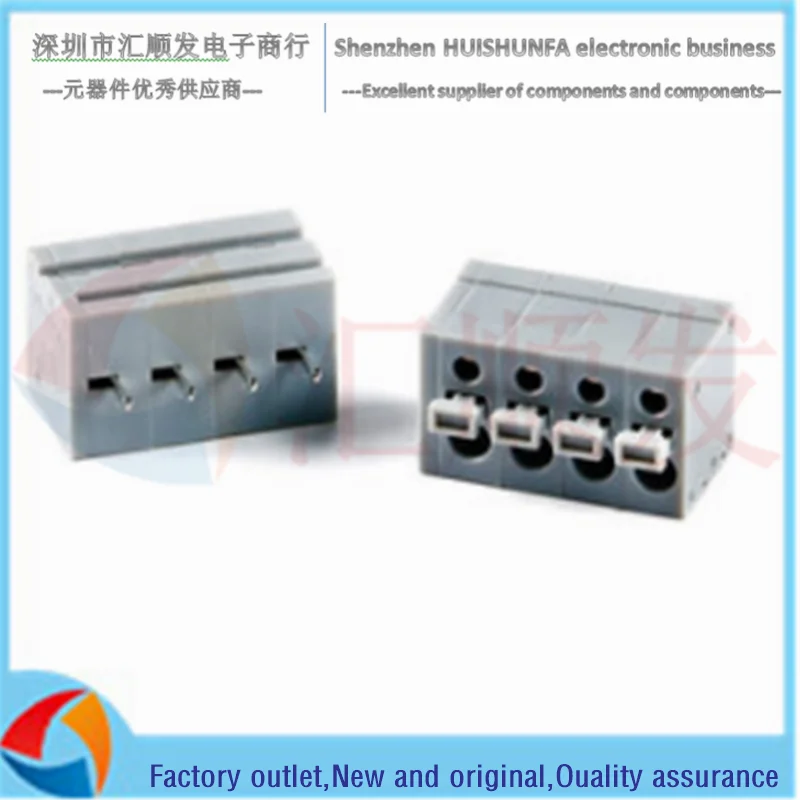 KF211V-5.0 مستقيم التوصيل 250 فولت/10A 5.0 مللي متر الملعب الربيع نوع PCB محطة