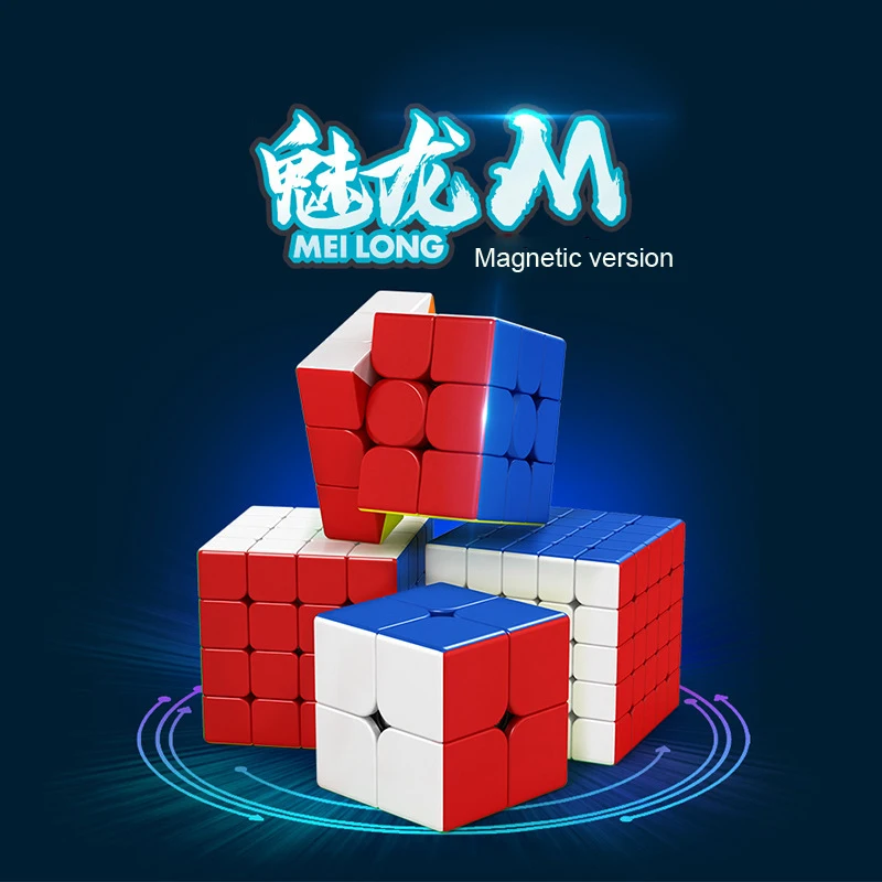 

Moyu Meilong Magnetic Version 2x2 3x3 Magic Cube Toy Feel Smooth Cubing Classroom Speed Puzzle Toys Educational Toy