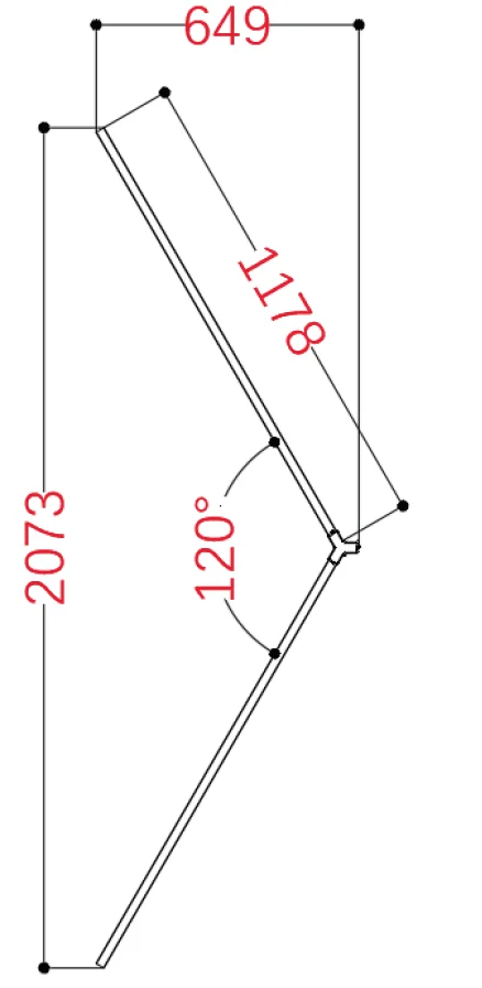 Factory High Lumen Work Lamp Arrow Shape Indicator Light for the Showroom