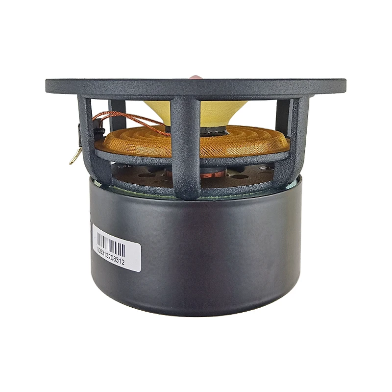 GHXAMP 4 inch 120MM full Range Speaker HIFI Bamboo Fiber Aluminum Basin Treble Midrange Thick Bass For Tube Amplifier Round 1PC