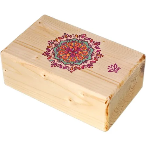 Yoga Block, Pilatese and Body Help Develop Wood Oriental Pattern Printed