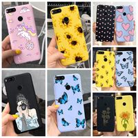 For Xiaomi Mi A1 5X Case New Butterfly Sunflower Patterns Soft Protector Bumper Cover For Xiomi Mi A1 MiA1 Mi5X Phone Cases 5.5\