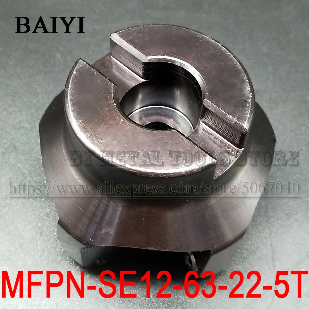MFPN-SE12-63-22-5T MFPN SE12-63-22 5 الناي الوجه قاطعة المطحنة تحول أدوات التصنيع باستخدام الحاسب الآلي طحن المعادن لإدراج طحن SEKT1204