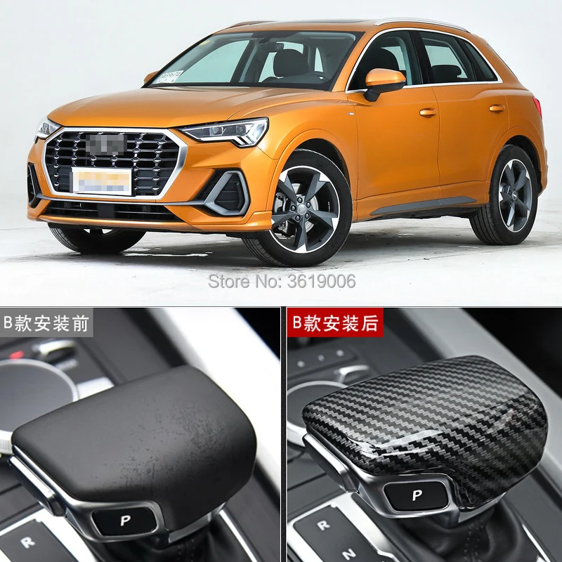 

for Audi q3 Q2L Q5L A6L A3 A4L A5 Q7 A7 S3 A4 A6 S6 S7 modified carbon fiber Plastic gear cover set of interior decoration