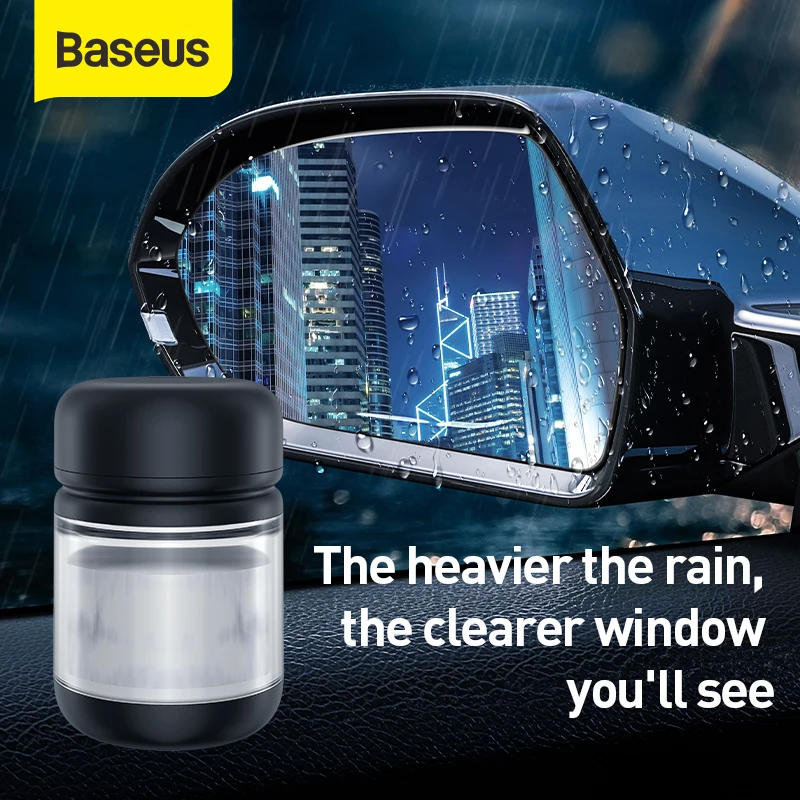 Baseus-防雨車の窓,ガラス,車のクリーニングアクセサリー,防水,ガラスのフロントガラス,100ml,防曇