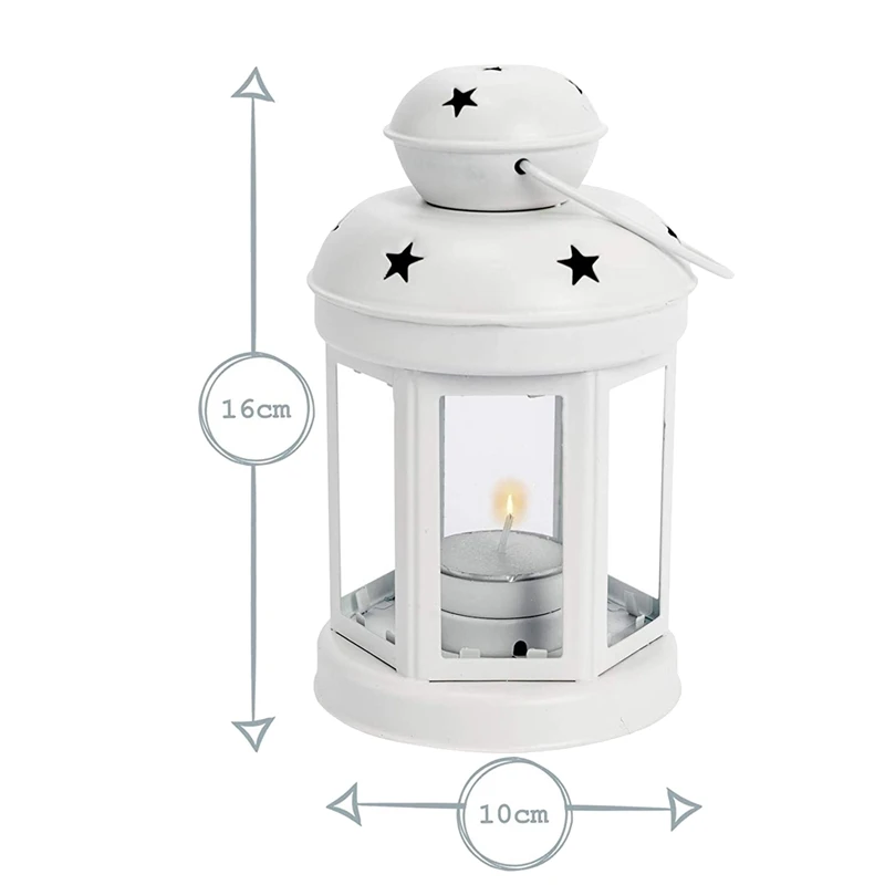 Logam Antik Menggantung Lentera Lilin, Pemegang Tealight, Candlestick untuk Pernikahan, Rumah, Hadiah Pesta Ulang Tahun