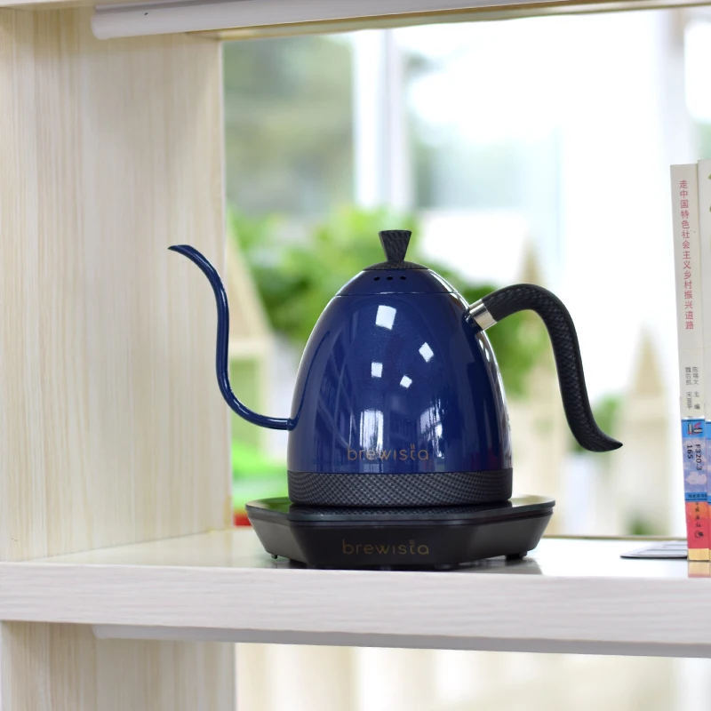 220VElectric Korean standard plug Brewista coffee pot Fine mouth brew coffee pot Pour Over Coffee Kettle Gooseneck Pot 600ml
