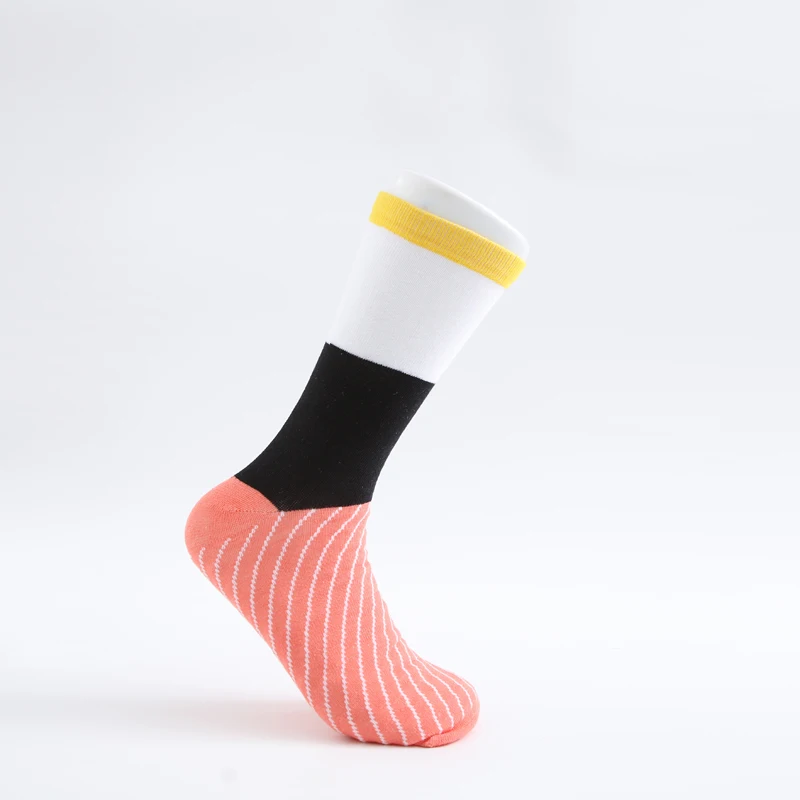 2Boxs DaiShana Women Socks Personalized Design Sushi Christmas Set Gift Box Socks Happy Harajuku Skate Cotton Sokken Happy Gift