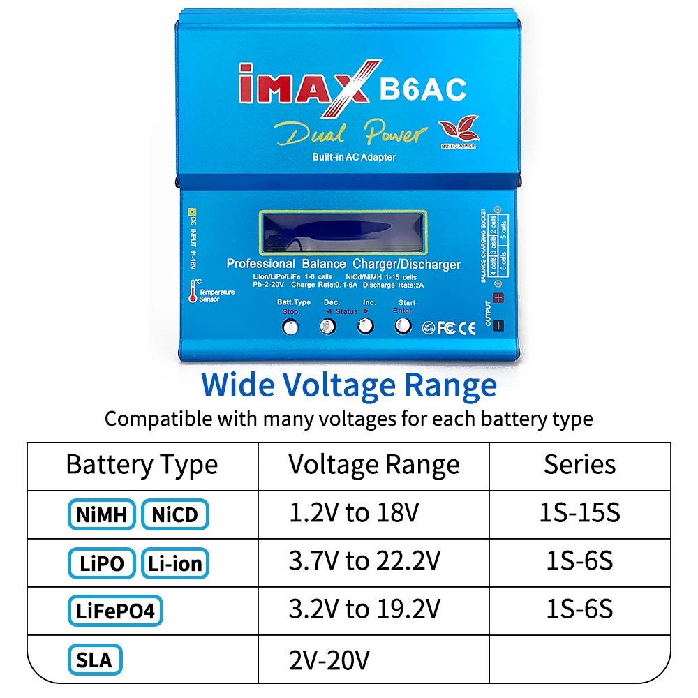 LiPo Battery Balance Charger IMAX B6 Charger LiPo Digital Balance Charger 12v 6A Power Adapter Charging Cables IMAX B6 Original