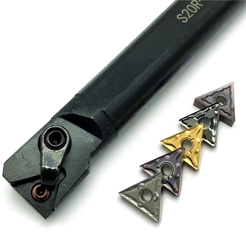 Porte-outil de tournage interne + inserts en carbure TNMG, S16Q-MTFNR16 S20R-MTFNR16 S25S-MTFNR16 160404   TNMG 160408   tournant outil de coupe