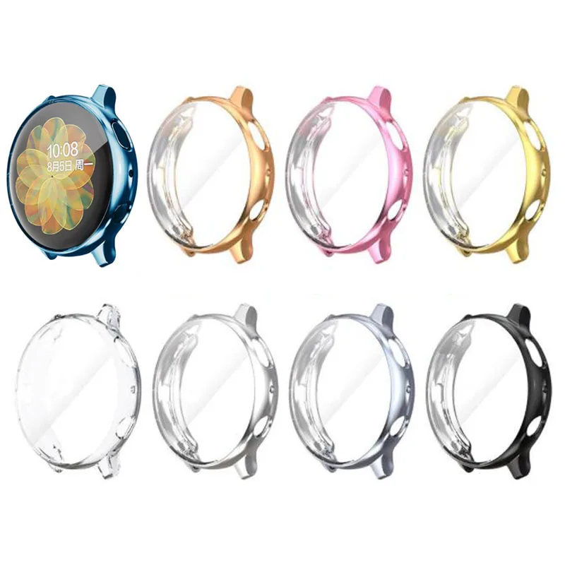 Силиконовый защитный чехол для Samsung galaxy watch active 2, 40 мм, 44 мм