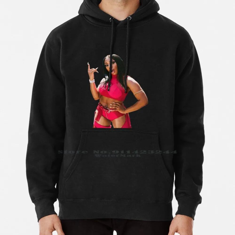 

Megan Thee Stallion Hoodie Sweater 6xl Cotton Rapper Hiphop New Fever Mixtape Cardi B Rocnation Women Teenage Big Size Pullover