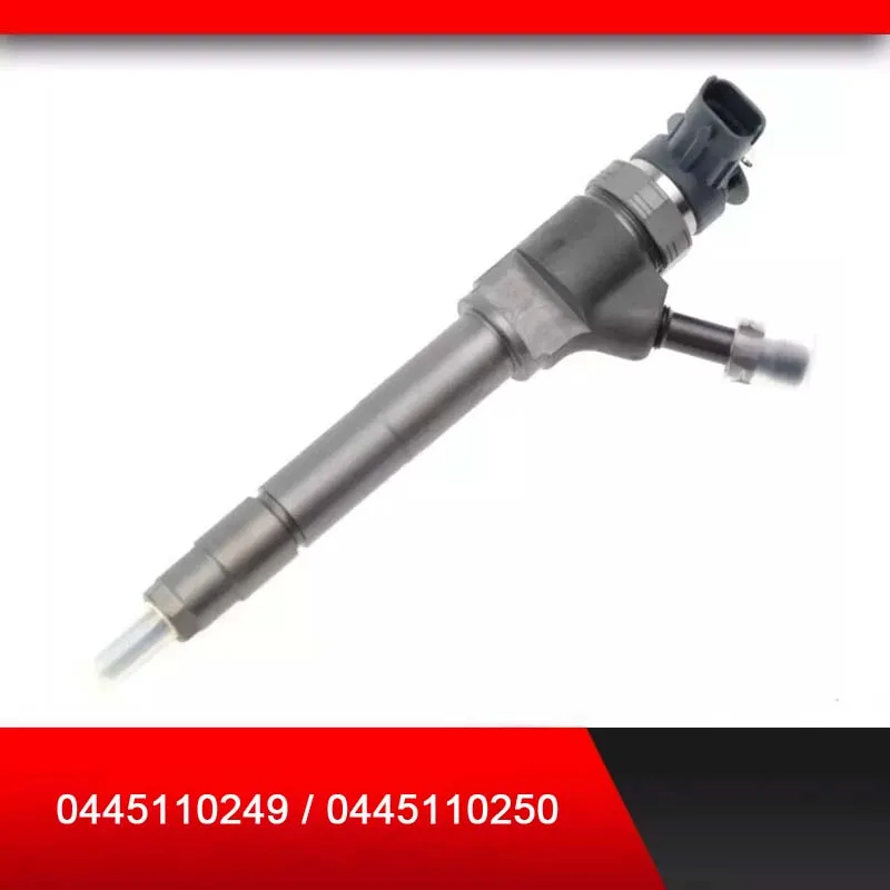 Genuine New Common Rail Diesel Fuel Injector 0445110249 0445110250 for FORD Ranger MAZDA BT-50 WLAA13H50 WLAA-13-H50