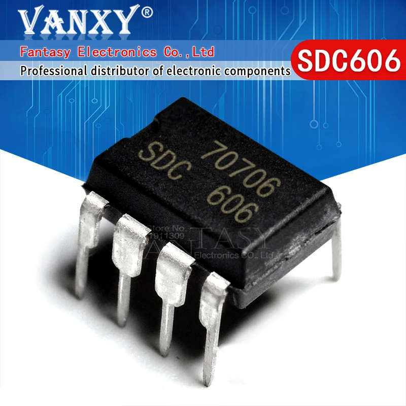 10Pcs SDC606 DIP-8 SDC606P SDC 606 DIP SDC606