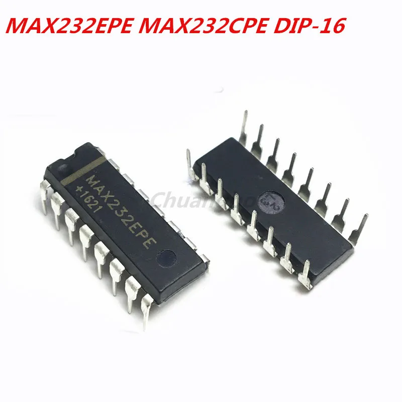 10pcs MAX232 DIP MAX232EPE MAX232CPE DIP-16 New spot chip IC