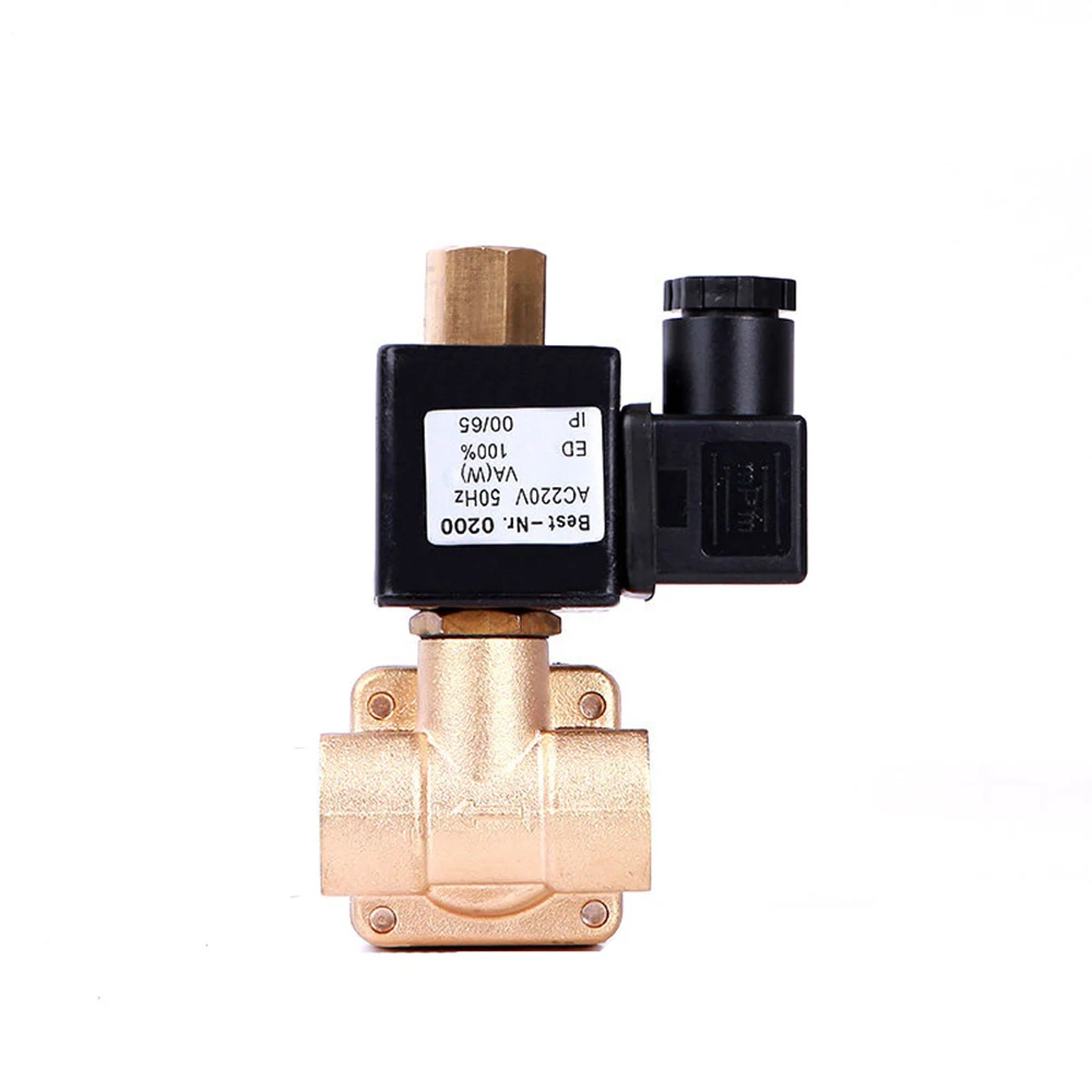 

1/4" Normally Open Brass High Pressure 0955 Solenoid Valve 110V 24V 12V 24v