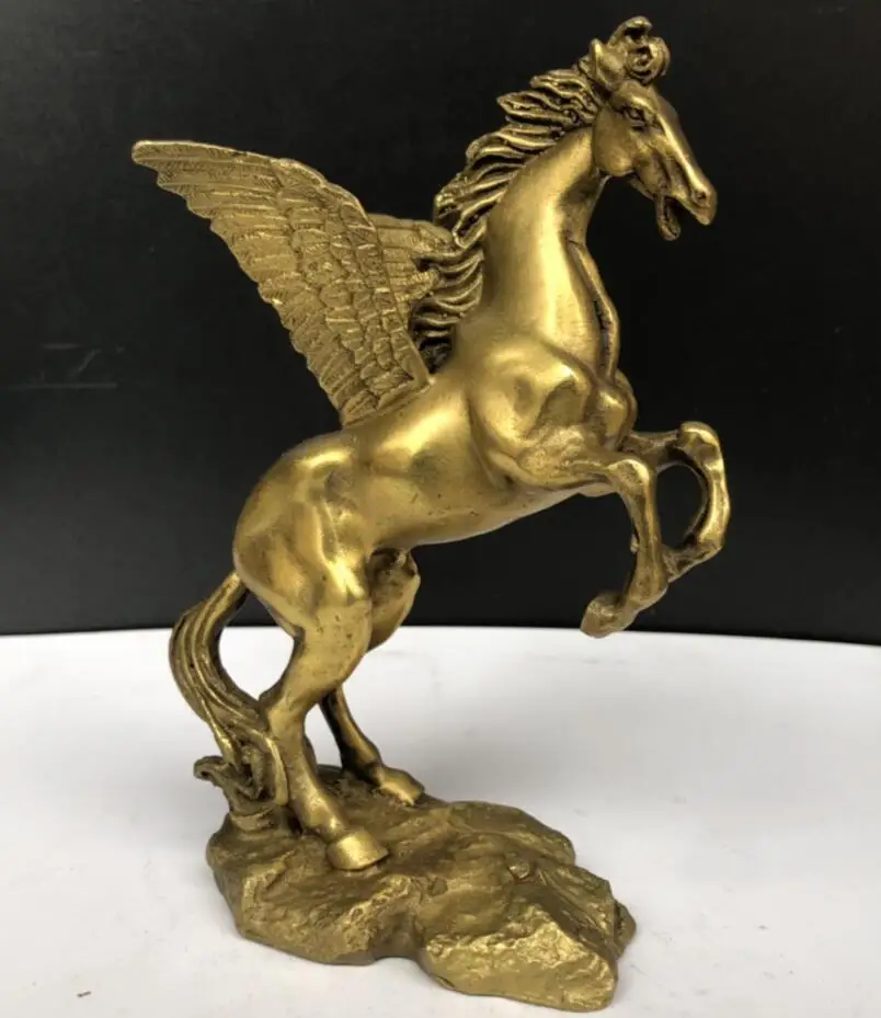 China brass fly horse crafts statue