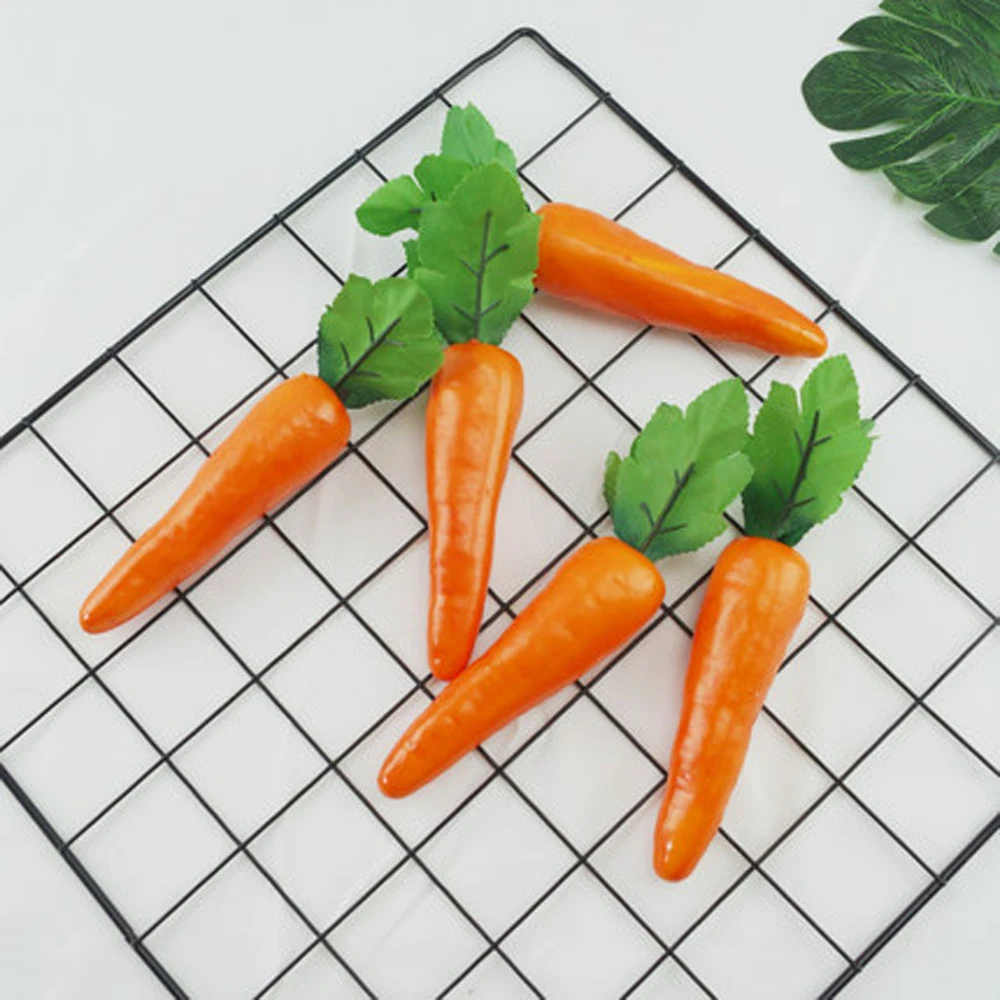 

5pcs High imitation fake artificial carrot vegetable&plastic fake simulated artificial carrot model