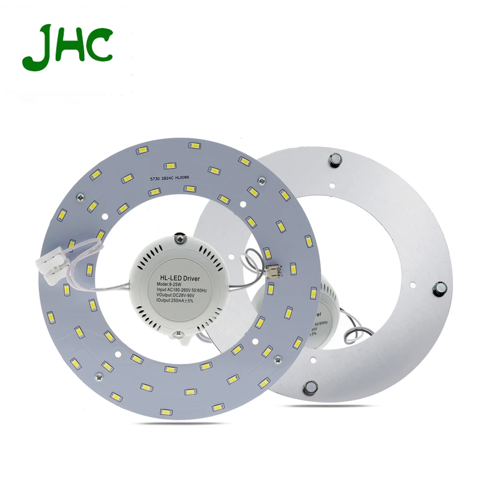 

High Brightness 5730 Chip LED Ring Tube 18W 24W 36W LED Ring Panel Circle Light 220V LED Lighting Plate for Ceiling Lamps