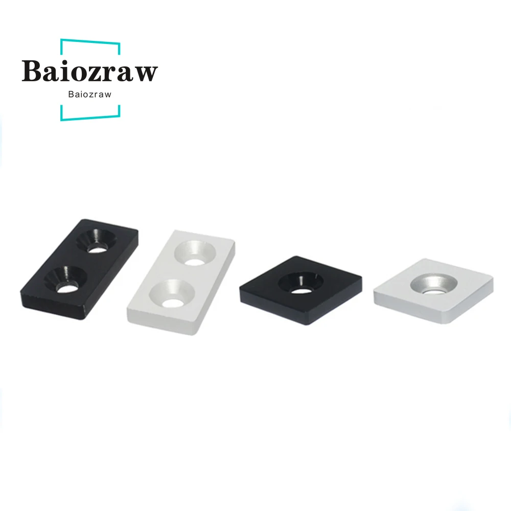 5 Pcs 2020 3030 2040 European Standard Profile Fittings Aluminum Profile End Cap Cover Plate 6063-T5 Open Builds 3D printer