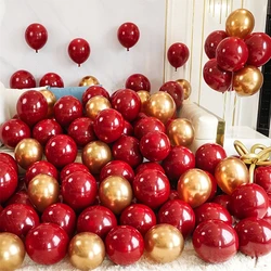 40/20pcs 10inch Granatapfel rot Konfetti Latex Luftballons Hochzeit Globos Geburtstag Baby party Haus Neujahr Party Dekorationen