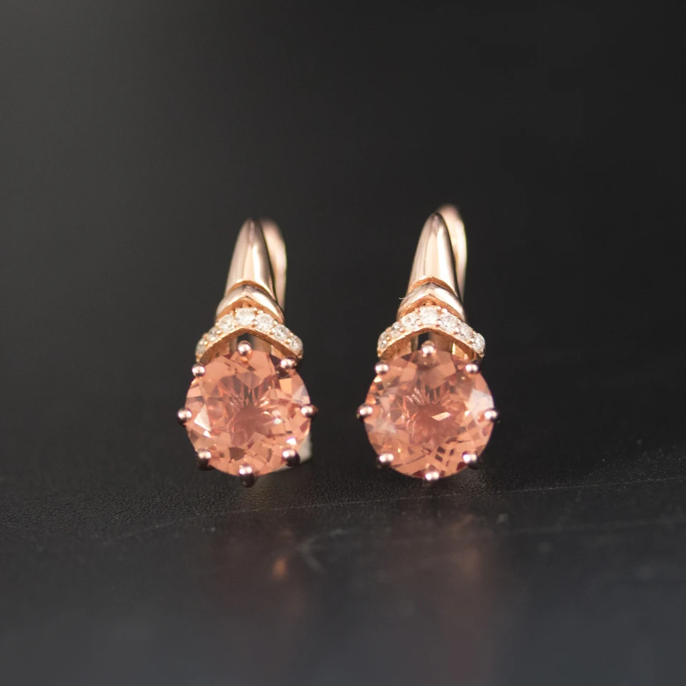 Bolai Turkish Zultanite Stud Clasp Earrings 925 Sterling Silver 8.0mm Color Changing Nano Diaspore Gemstone Jewelry Women Girl