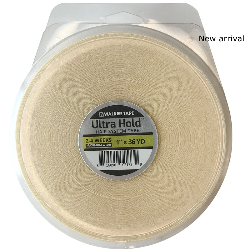 Original 1 Rolle 2,54cm X 36 Yards Walker Weiß Ultra Hold Doppelseitiges Klebeband Lace Front Tape Toupee Tape – Detail 2