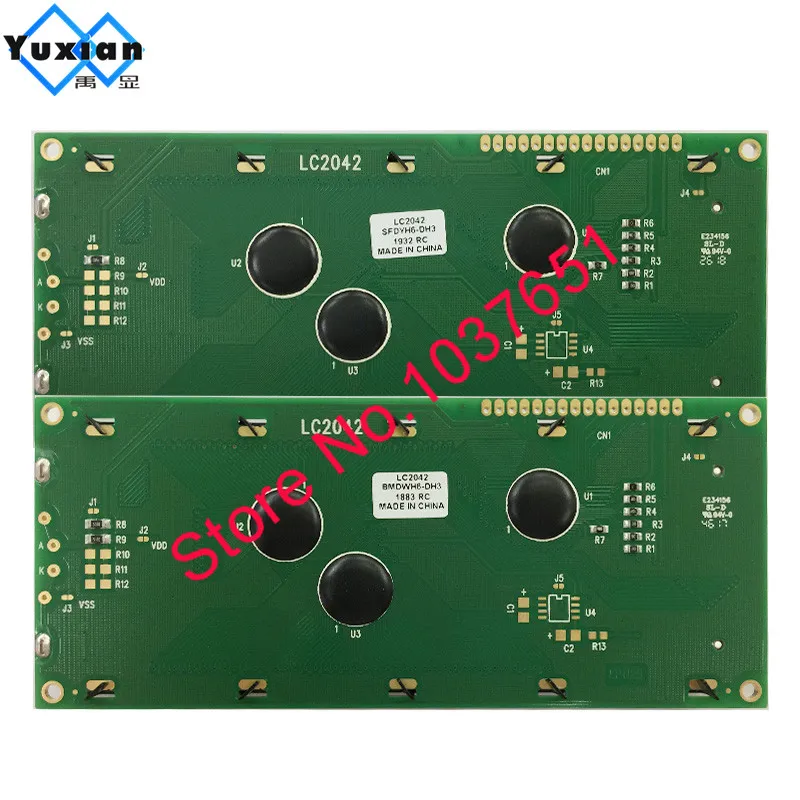 204 2004 Russian Cyrillic Font  Big Character Size Lcd Display Module 146*62.5mm 1pcs LC2042 WH2004L