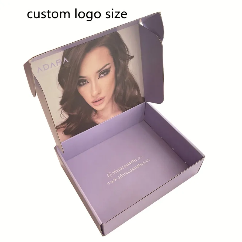 

Custom Logo Paper Luxury Box Craft Shipping Mailer Box Corrugated e Commerce Packaging Gift boxes 500PCS