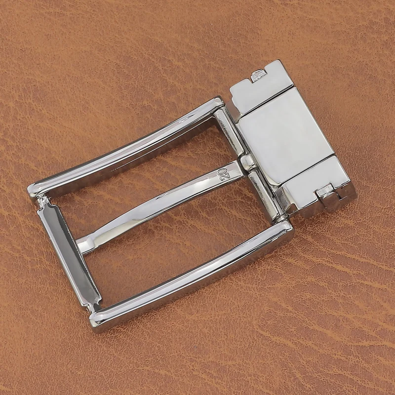 Silvery Pin Buckle Suitable for the 2.8cm width belt silvery Metals Alloy buckle fashion Designer Belts