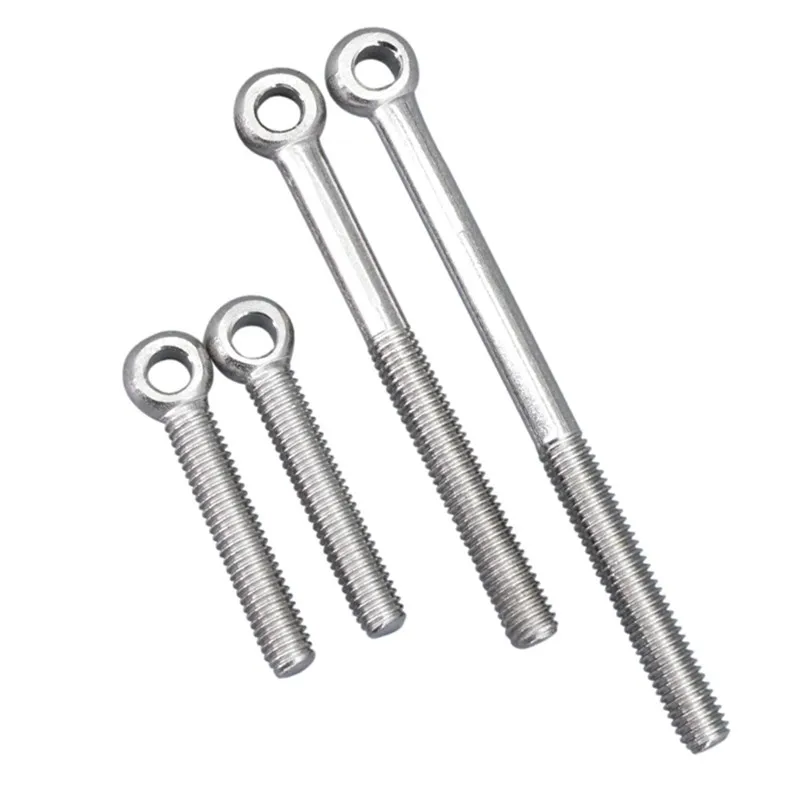 

1pcs GB798 [M5 M6 M8 M10 M12 M14 M16] 304 Stainless Steel Eye Bolt Stud Articulated Anchor Bolt